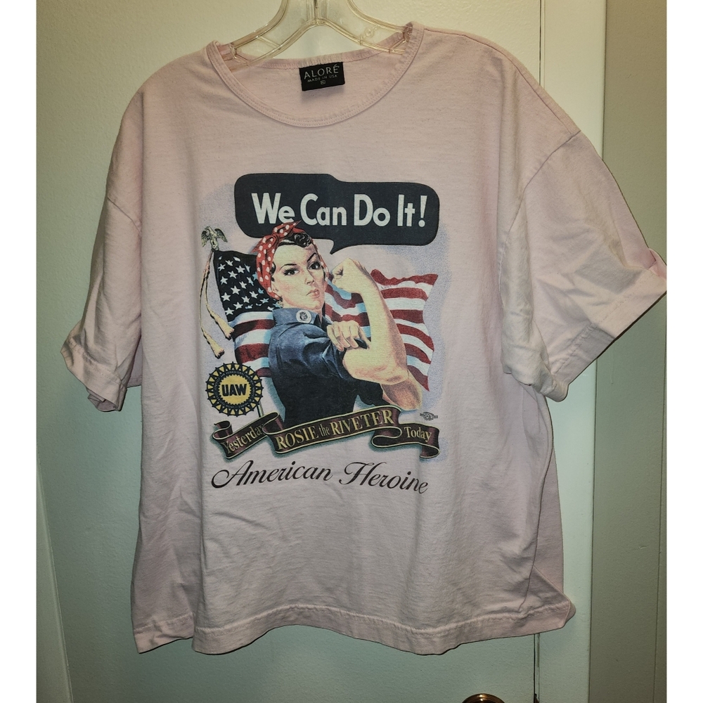 🌈3 for $12 Rosie the Riveter tee
